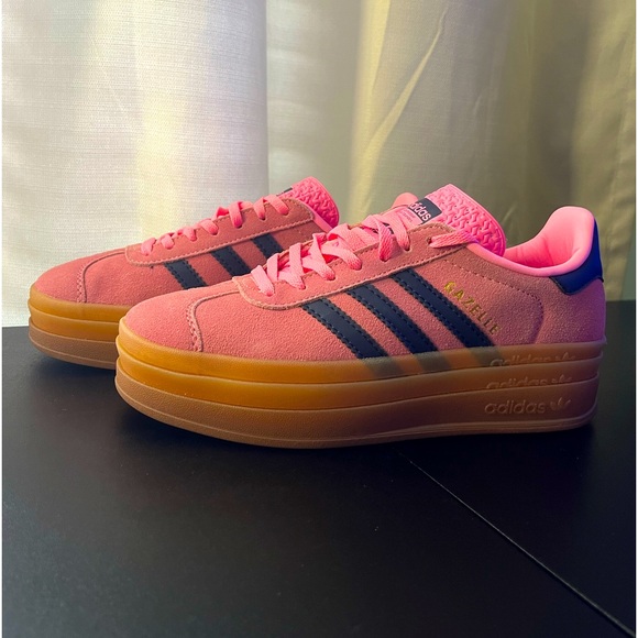 adidas gazelle bold pink 5 1/2 men’s size - Picture 1 of 6